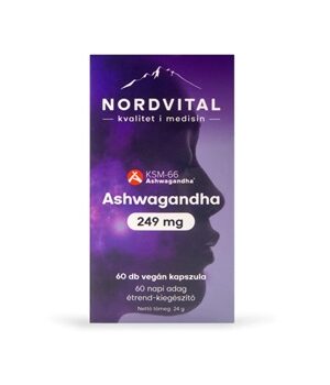 Nordvital ashwagandha 249mg kapszula 60 db