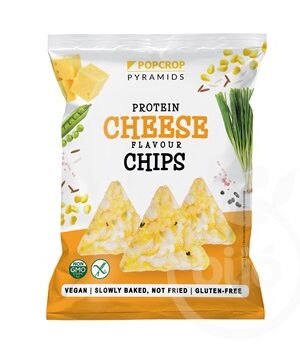 Popcrop Pyramids sajtos protein chips 60 g