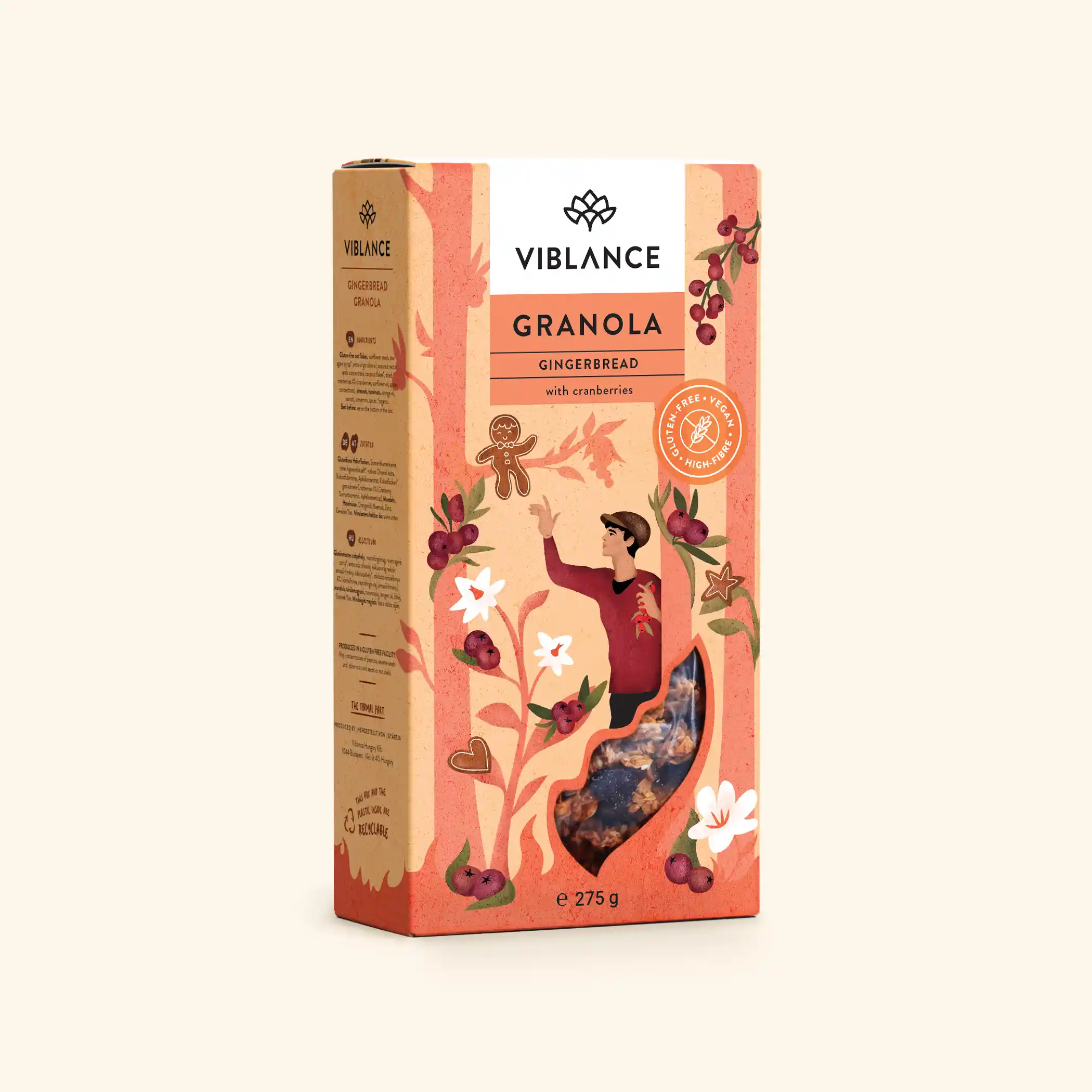 Viblance granola mézeskalácsos 275 g