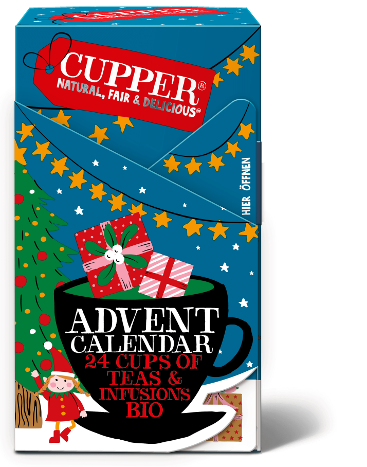 Cupper bio adventi kalendárium teaválogatás 48 g