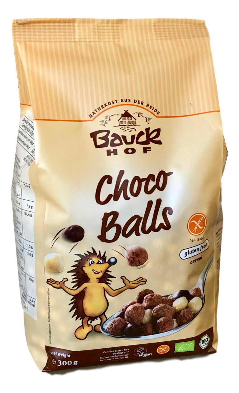 Bauck Hof bio gluténmentes reggeli golyók csoko-mix 300 g