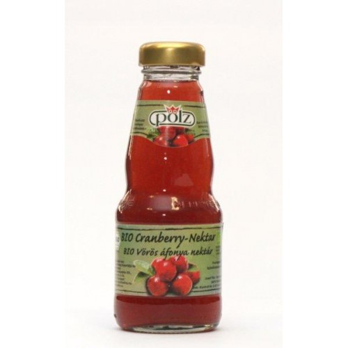 Pölz bio vörösáfonya nektár 27% 200 ml