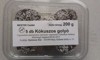 Mester Család gluténmentes kókuszgolyó 5 db