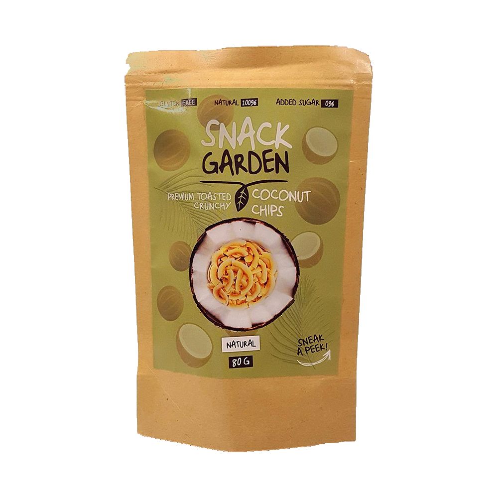 Snack Garden bio kókuszchips natúr 80 g
