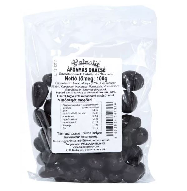 Paleolit Drazsé áfonyás 100 g