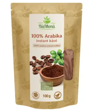 BioMenü BIO 100% Arabica instant kávé 100g