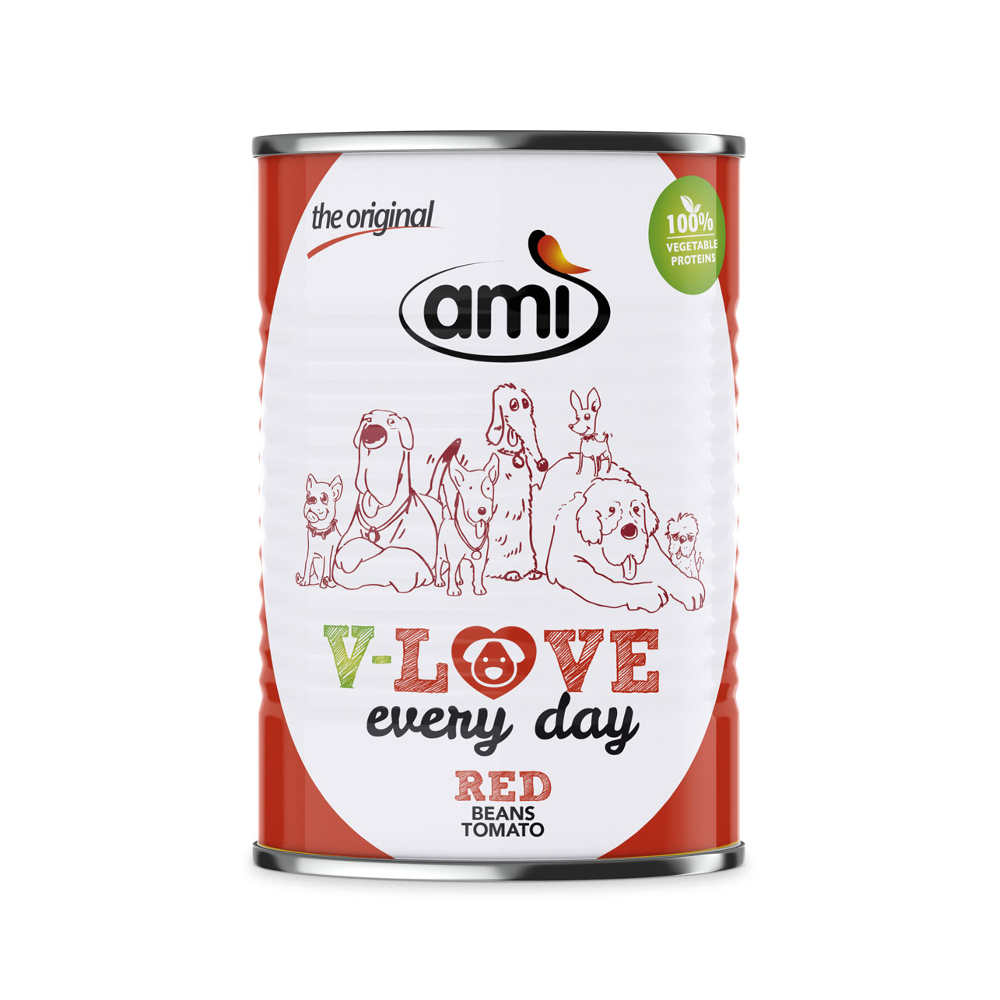 Ami red növényi nedvestáp kutyáknak 400 g