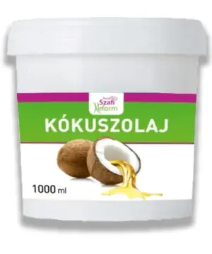 SZAFI Reform Kókuszolaj – Kókuszzsír (Szűrt, NEM hidrogénezett) 1 L