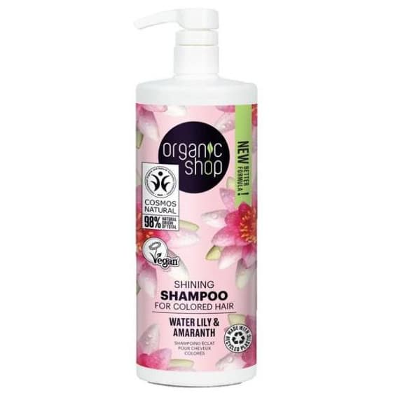 Organic Shop bio shine sampon vízililiommal és amaránttal 1000 ml