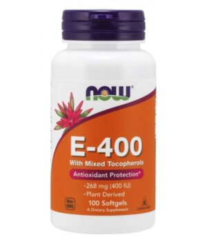 Now e-vitamin 400ne természetes kevert tokoferolokkal lágykapszula 100 db