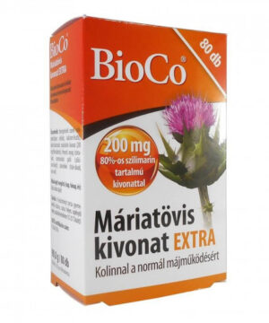 Bioco máriatövis kivonat extra tabletta 80 db