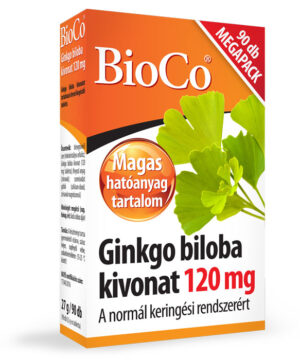 Bioco ginkgo biloba tabletta 120mg 90 db