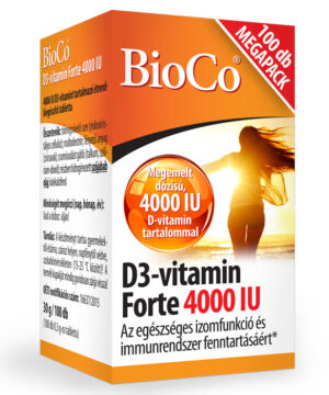 Bioco d3-vitamin forte 4000iu tabletta 100 db