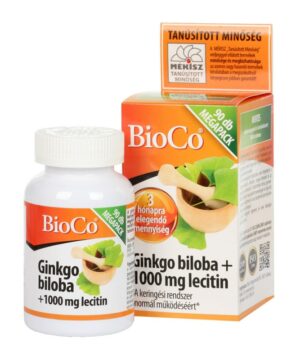 Bioco gingko biloba+lecitin 1000mg tabletta 90 db