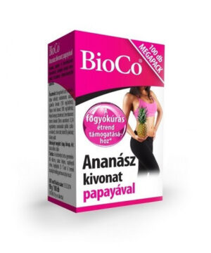 Bioco ananász kivonat papayával megapack 100 db