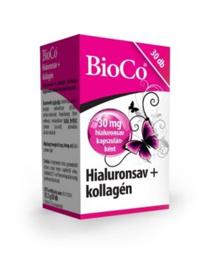 Bioco hialuronsav+kollagén kapszula 30 db