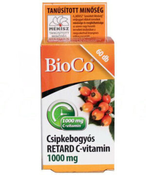 Bioco csipkebogyós retard c-vitamin 1000 mg kapszula 60 db