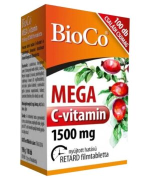 Bioco mega c-vitamin családi csomag 1500 mg kapszula 100 db