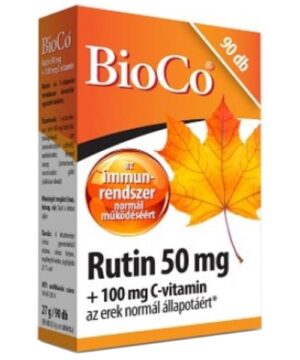 Bioco rutin 50 mg+100 mg c-vitamin kapszula 90 db