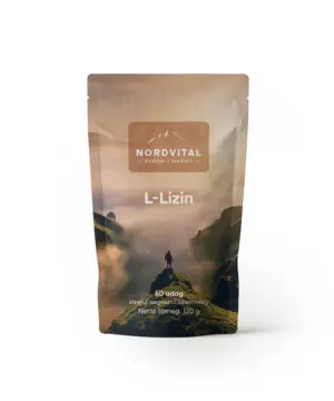 Nordvital l-lizin por 60adag 120 g