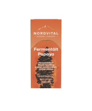 Nordvital fermentált papaya koncentrátum+noni 500 ml