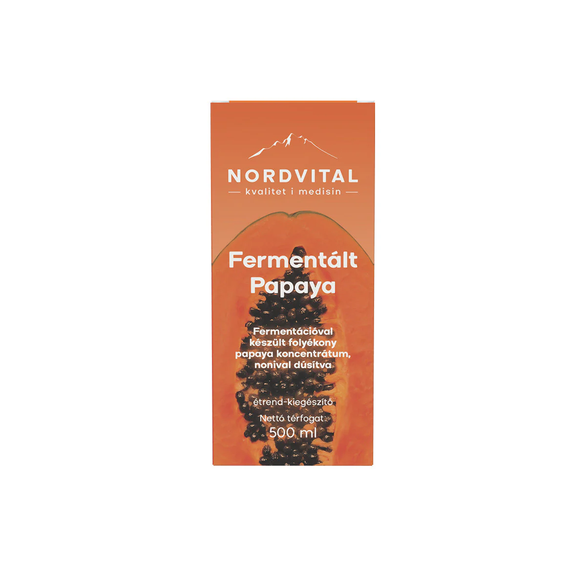Nordvital fermentált papaya koncentrátum+noni 500 ml