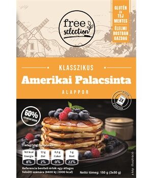 Free selection klasszikus amerikai palacsinta alappor 3x50g 150 g
