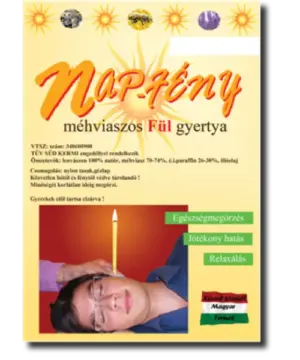 Nap-Fény fülgyertya kamilla 10 db