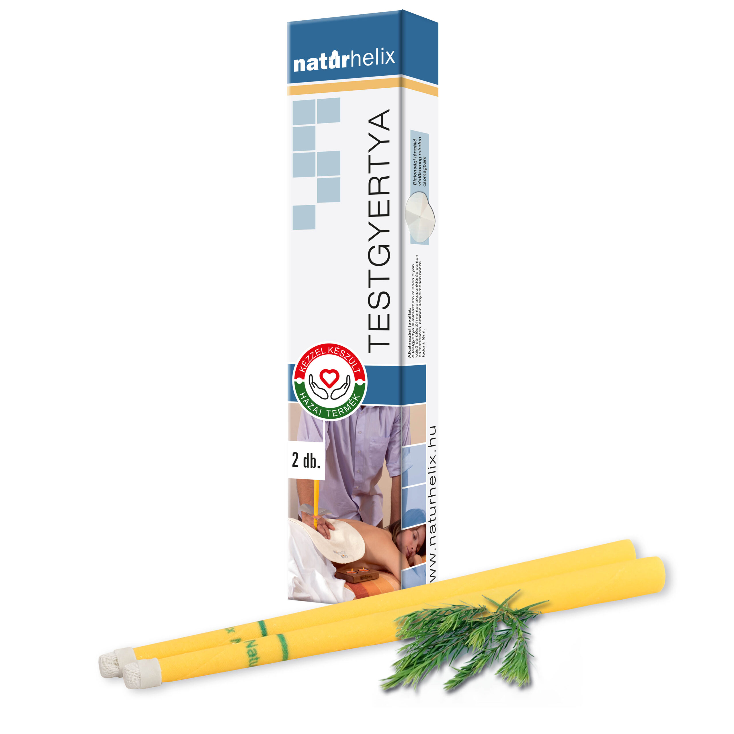 Naturhelix testgyertya teafa 2 db
