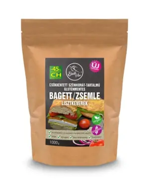 Szafi Free csökkentett szénhidrát-tartalmú gluténmentes bagett / zsemle lisztkeverék 1000 g