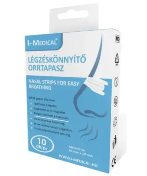 I-Medical 10db horkolásgátló, légzéskönnyítő orrtapasz