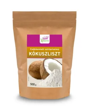 Szafi Reform csökkentett zsírtartalmú kókuszliszt 500 g