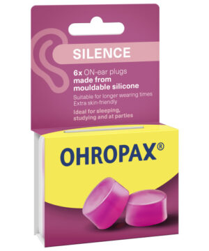 Ohropax Silence / korábban Silicon Pink 6db rózsaszín szilikonos füldugó