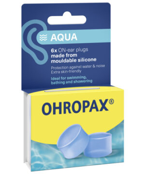 Ohropax Aqua 6db (3 pár) kék szilikonos füldugó úszáshoz