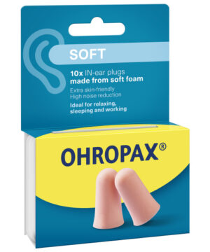 Ohropax Soft 10x füldugó zaj ellen habosított műanyagból