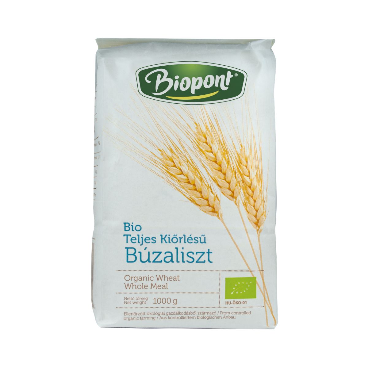 Biopont bio teljes kiorlésu búzaliszt bltk-200 1000 g