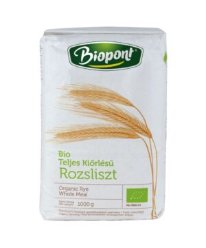 Biopont bio teljes kiorlésu rozsliszt 1000 g