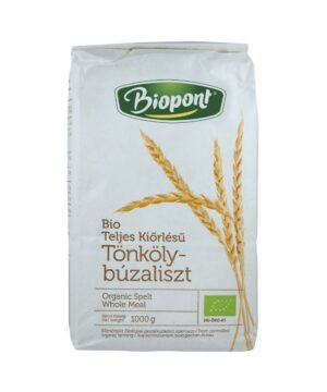 Biopont bio teljes kiőrlésű tönkölybúzaliszt tgl-200 1000 g