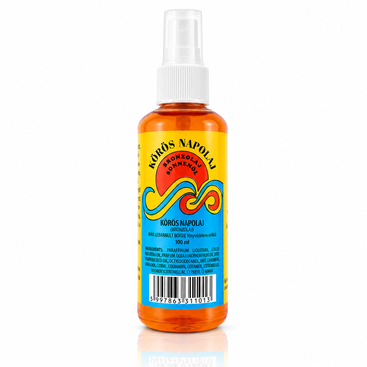 Körös napolaj pumpás 100 ml