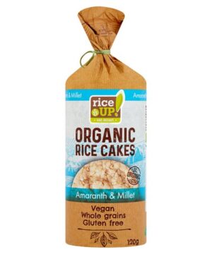 Rice Up barna rizses puffasztott szelet köles amaránt 120 g