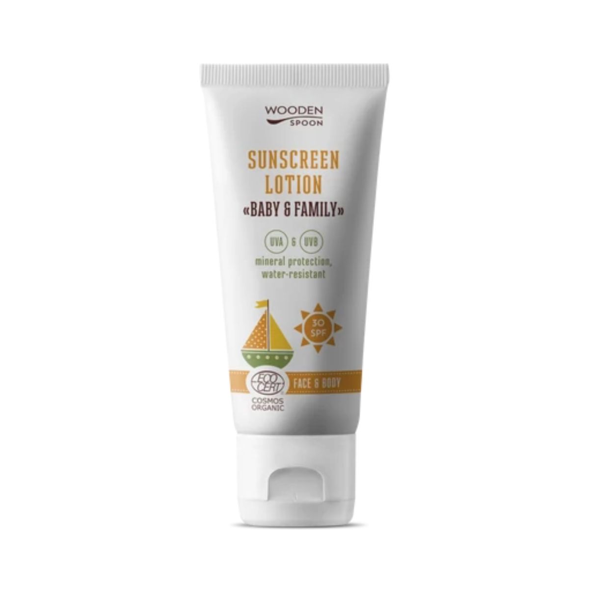 Wooden Spoon bio naptej és testápoló spf 30 100 ml