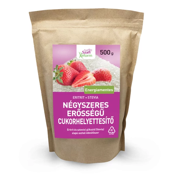 Szafi Fitt 4x-es erősségű természetes édesítő 500 g