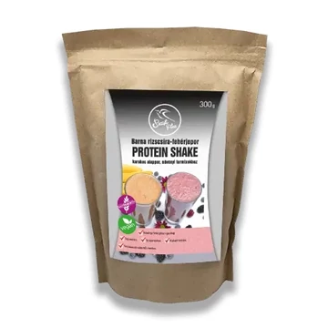 Szafi Free barna rizscsíra-fehérjepor protein shake karobos 300 g