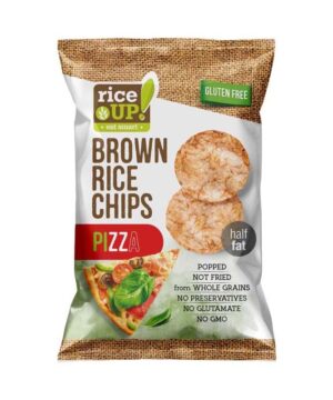 Rice Up barna rizs chips pizza ízű 60 g