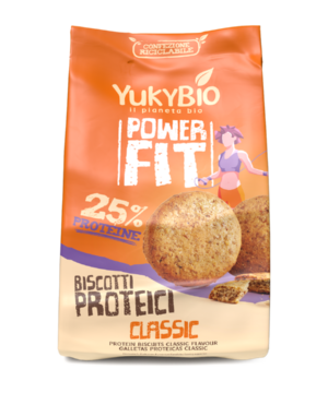 Yukybio PowerFit Bio Klasszikus keksz proteinnel