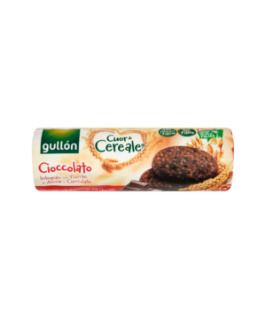 Gullón élelmi rostban gazdag gabonakeksz csokoládéval 280 g