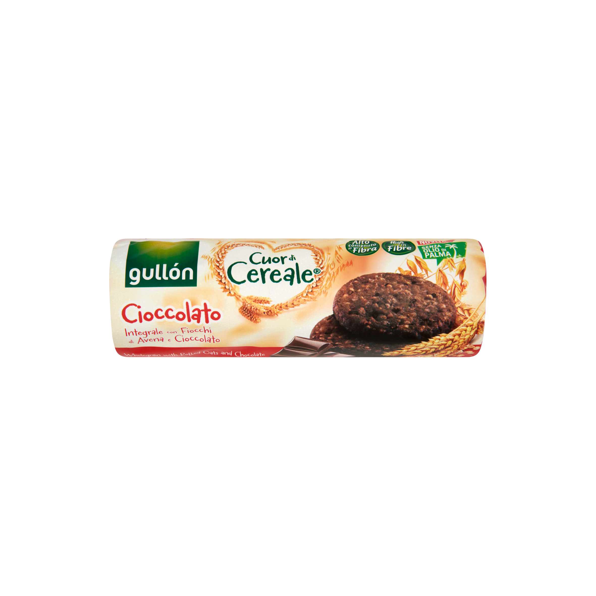 Gullón élelmi rostban gazdag gabonakeksz csokoládéval 280 g