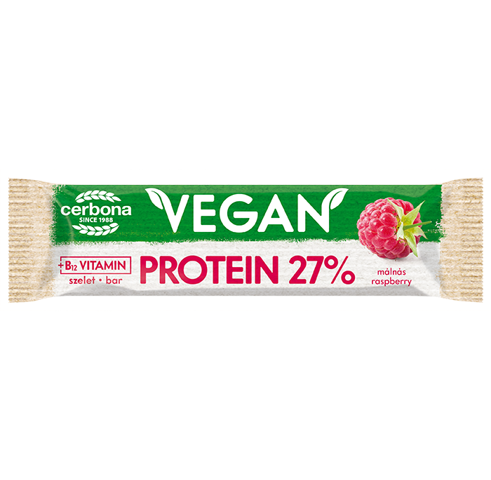 Cerbona vegán szelet proteines málna 40 g