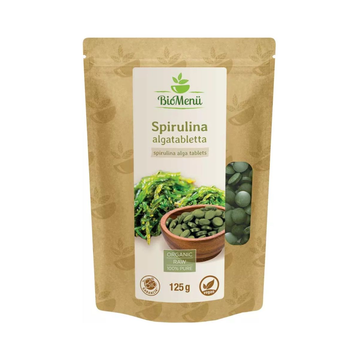BioMenü BIO SPIRULINA tabletta 125 g (250 db)