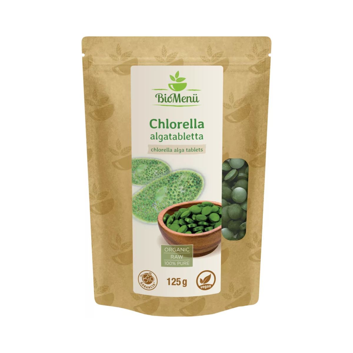 BioMenü bio chlorella tabletta 125 g